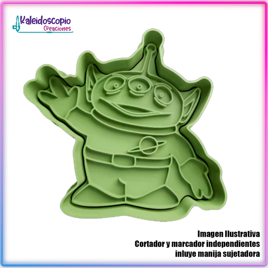 Marcianito v3 - Cortador para galletas y fondant
