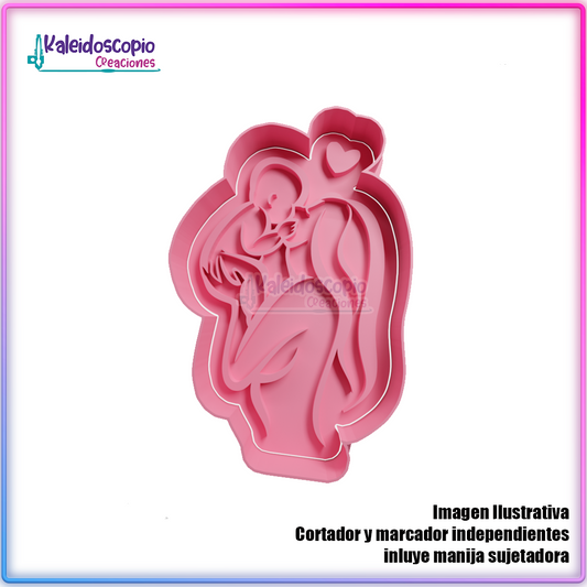 Amor de Madre Cortador para galletas y fondant