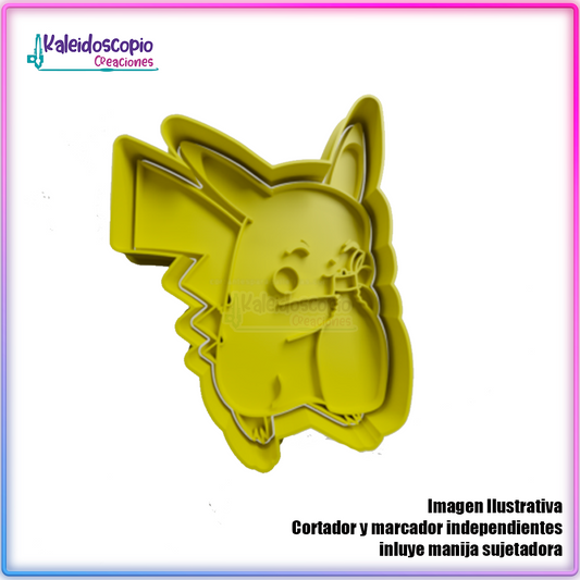Pikachu con ketchup - Cortador para galletas y fondant
