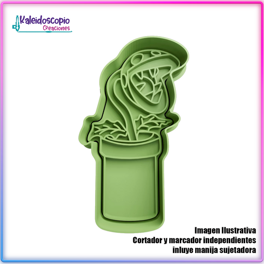 Planta Piraña - Cortador para galletas y fondant