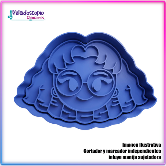 Priya turning red - Cortador para galletas y fondant