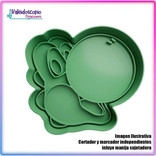 Rostro Yoshi - Cortador para galletas y fondant
