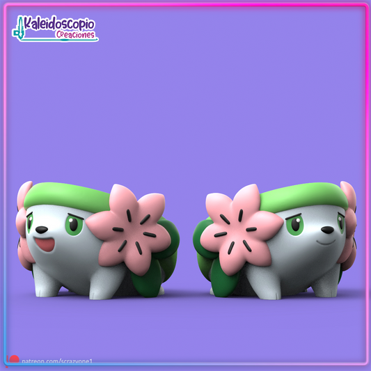 Shaimin pack 2 piezas Maceta Pokémon