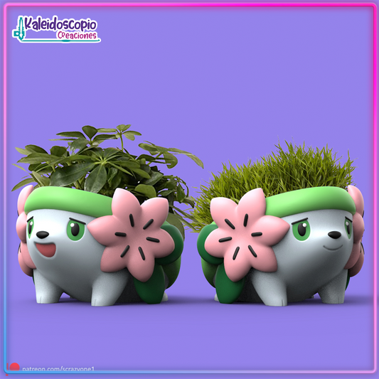 Shaimin pack 2 piezas Maceta Pokémon