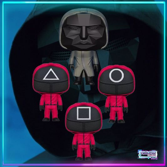 Juego Del Calamar set 4 personajes Custom Pop