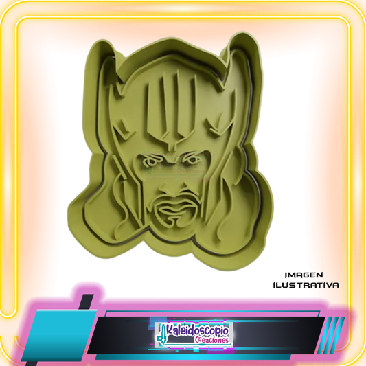 Cortador para galletas Thor - rostro