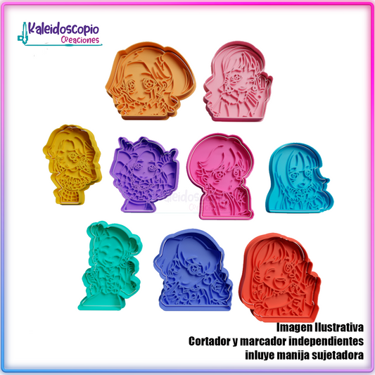 Twice pack de cortador para galletas y fondant