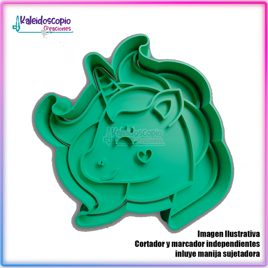 Unicornio - Cortador para galletas y fondant