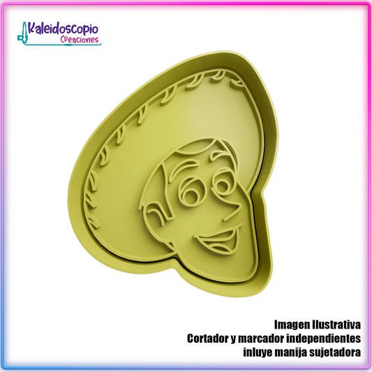 Woody - Cortador para galletas y fondant