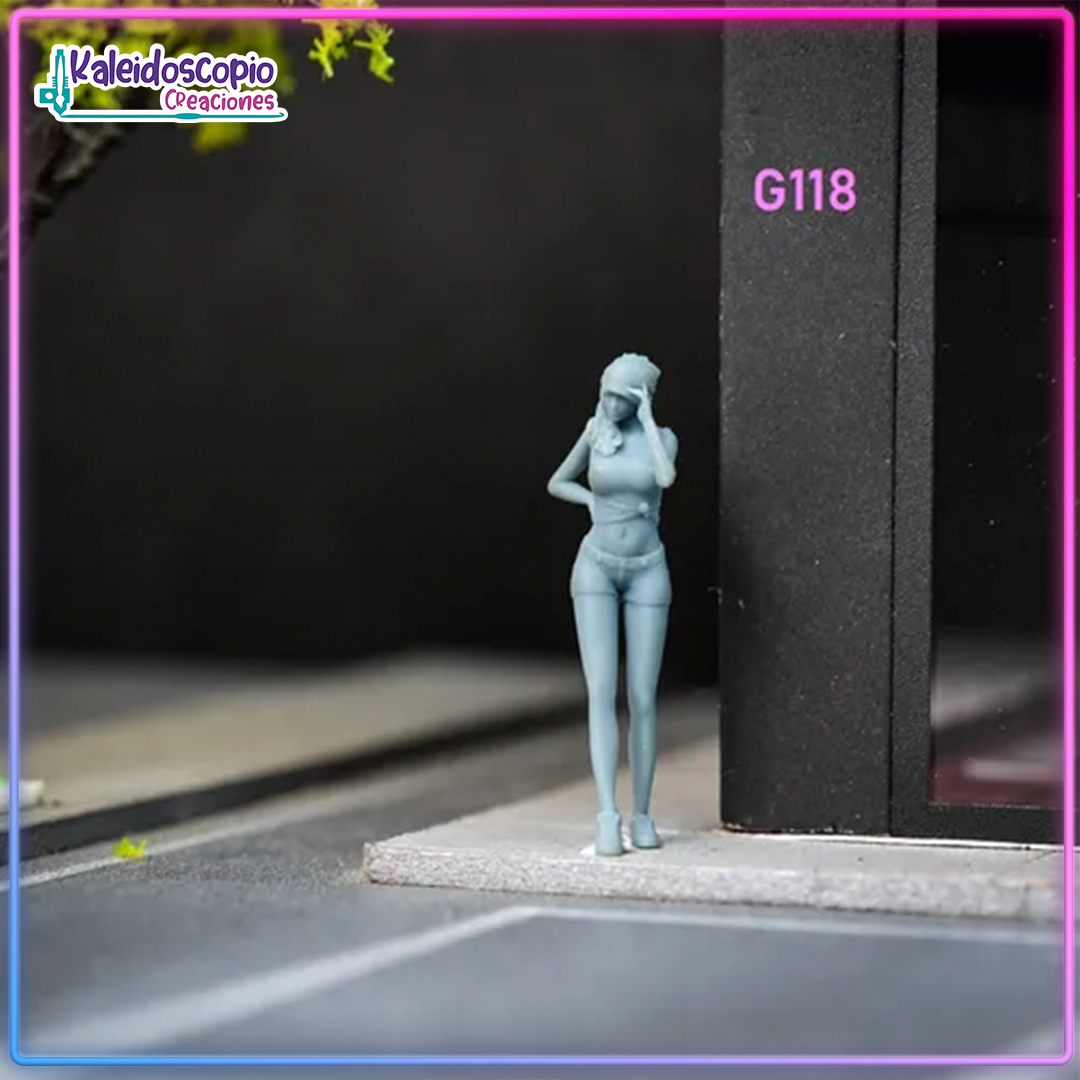 Chica 118 - ESCALA 164  - Minis Dioramas