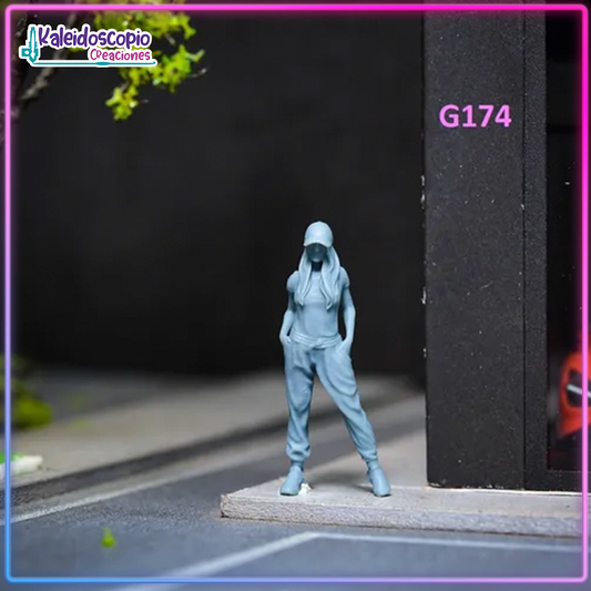 Chica 174 - ESCALA 164  - Minis Dioramas