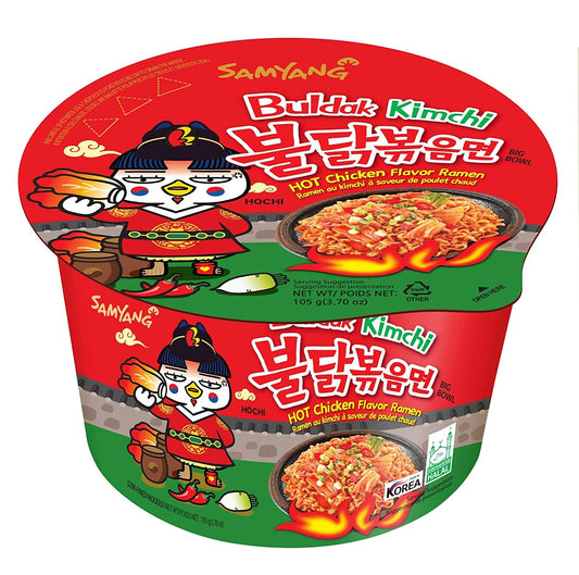 Samyang Buldak Kimchi Hot Chicken Flavour Raman - Big Bowl