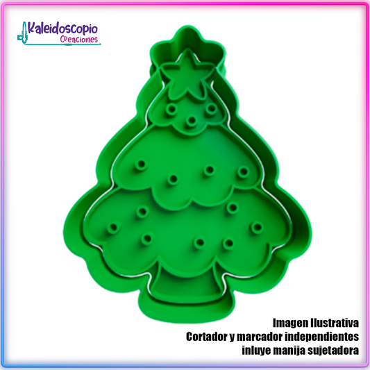 Arbol de Navidad Cortador de Galletas y Fondant