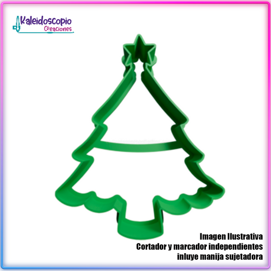 Arbol de Navidad Minimalista - Cortador de Galletas y Fondant