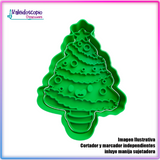 Arbol de Navidad 5 - Cortador de Galletas y Fondant