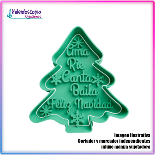 Arbol de Navidad 7 - Cortador de Galletas y Fondant