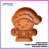 Ayudante de Santa Claus - Cortador de Galletas y Fondant