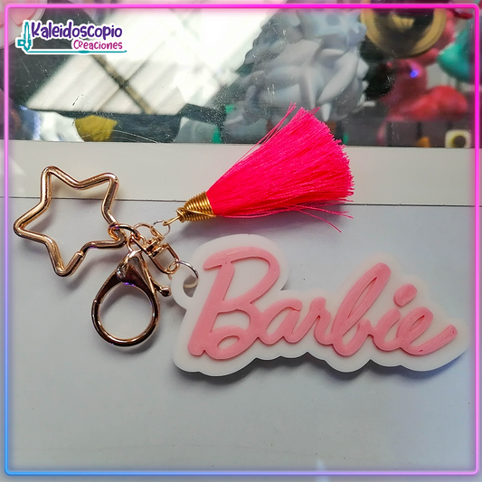 Llavero Barbie logo
