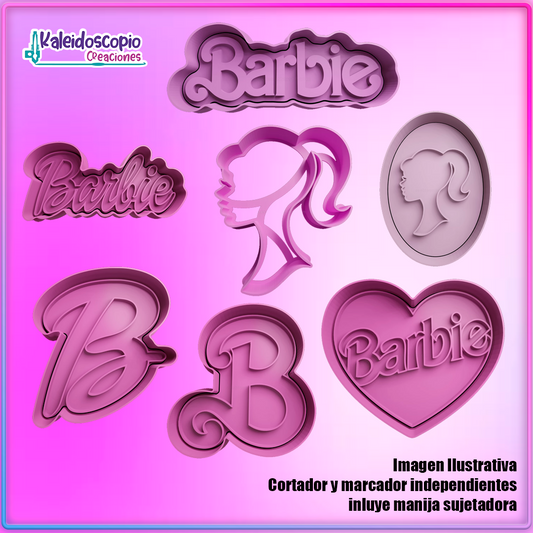 Barbie Pack Cortador para galletas y fondant