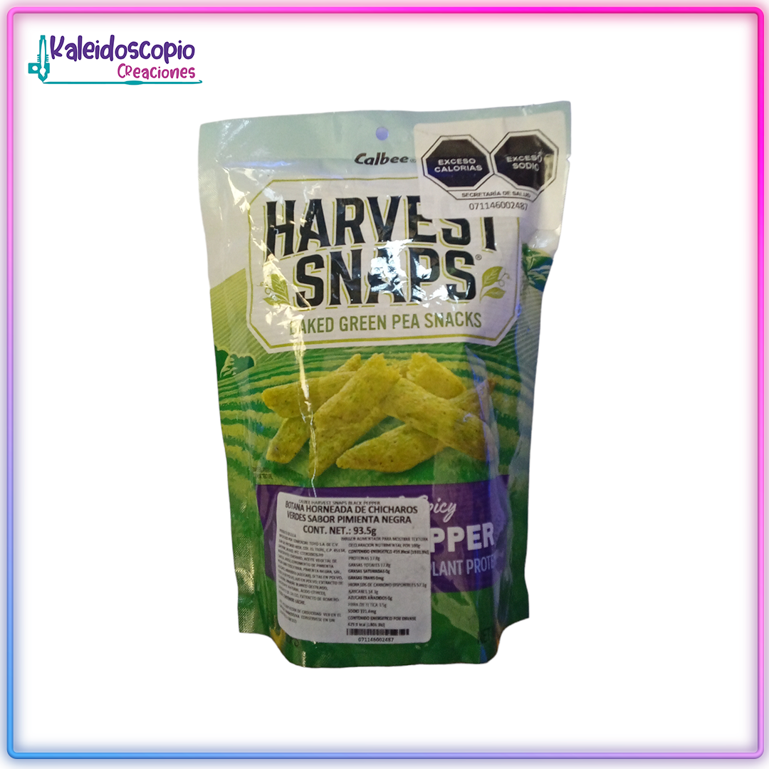 Botana Harvest Snaps Verde Cesar 85g