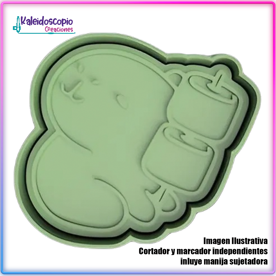 Capibara Malvavisco Cortador para galletas