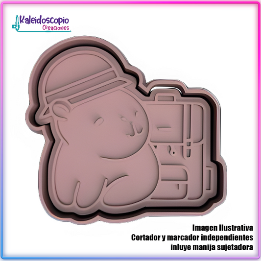 Capibara Mochila Cortador para galletas