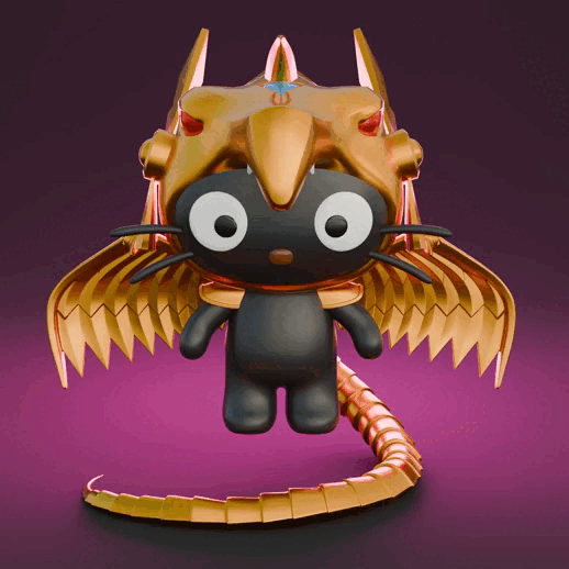 Chococat Ra – Kaleidoscopio Creaciones