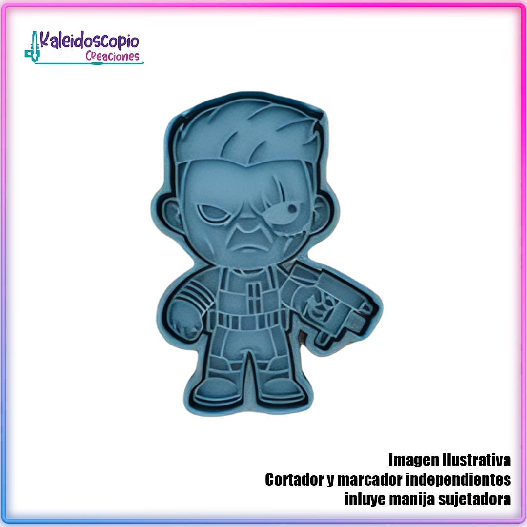 Cable Deadpool Cortador de Galleta y Fondant