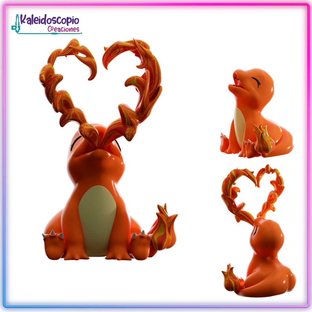 Charmander Love Flame