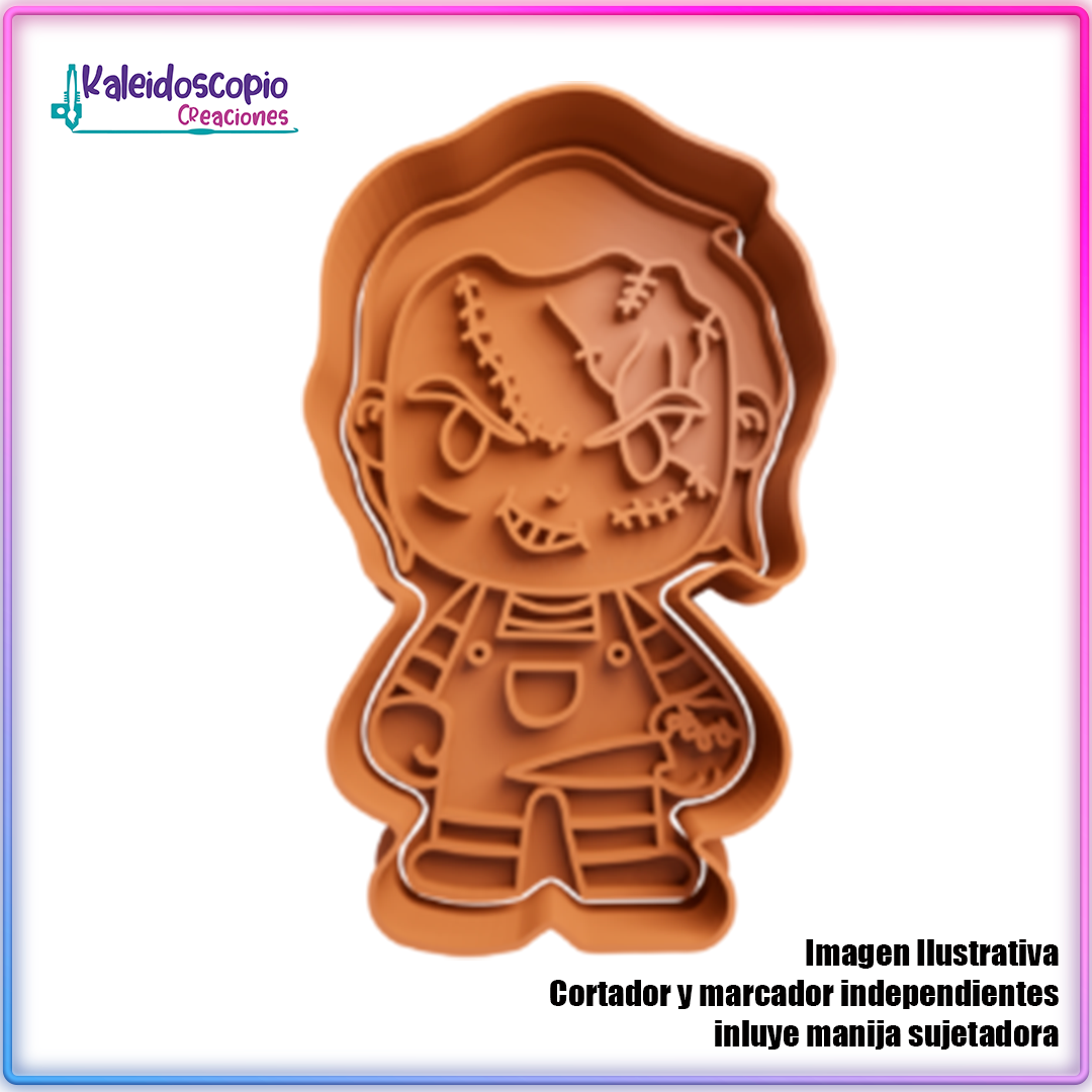 Chucky Chibi Cortador de Galletas y Fondant