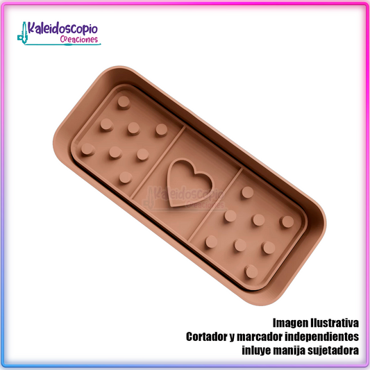 Curita con corazon - CortaCorazóna galletas y fondant