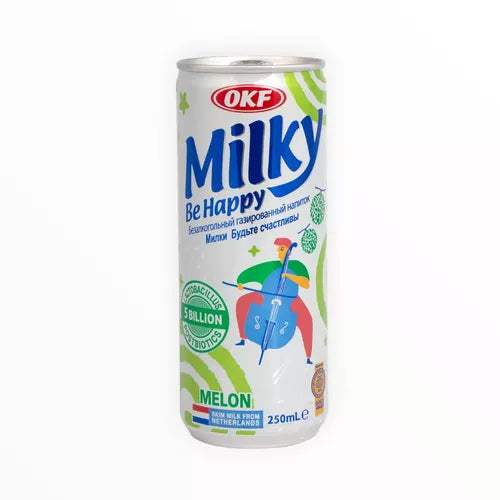 Refresco Coreano Milky Be Happy | Sabor Melon 250 ml.