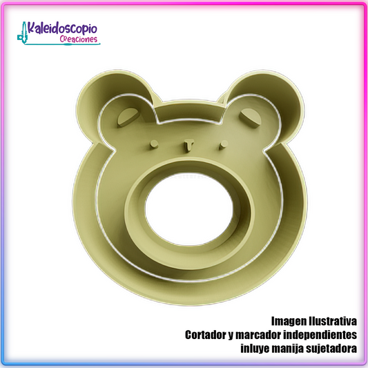 Dona Oso San Valentin  - Cortador de Galletas y Fondant