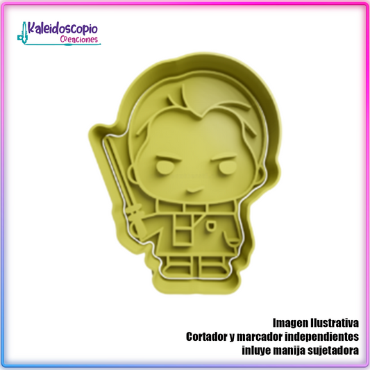 Draco con varita Cortador para galletas y fondant