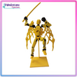 Lucky Dummy T13 Con Alas y Base Figura Color Amarillo - Robot Multiarticulado