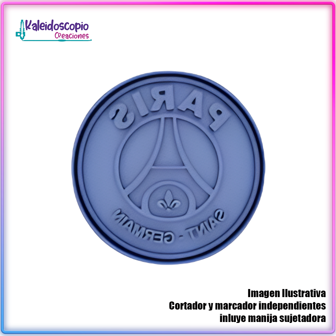 Escudo PSG Cortador de Galleta y Fondant