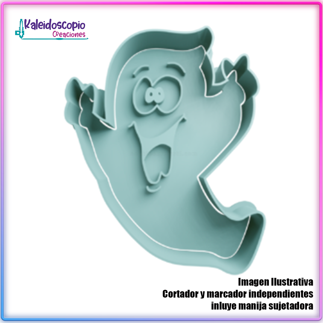 Fantasma Alegre Cortador de Galletas y Fondant