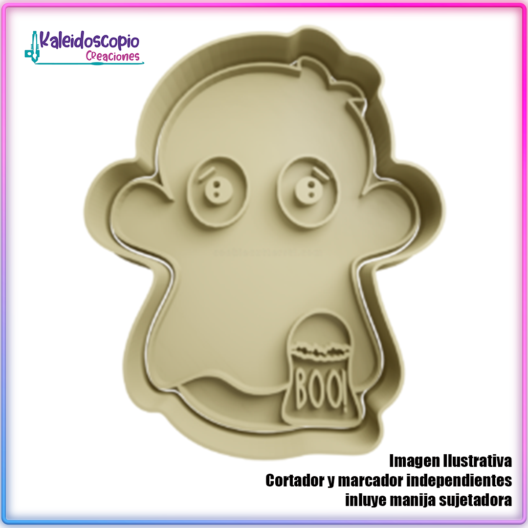 Fantasma Boo Cortador de Galletas y Fondant