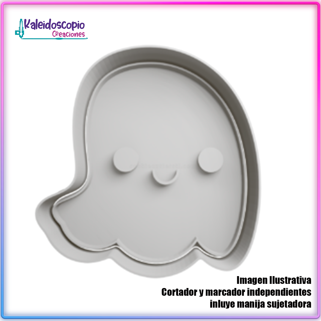 Fantasma Feliz Cortador de Galletas y Fondant