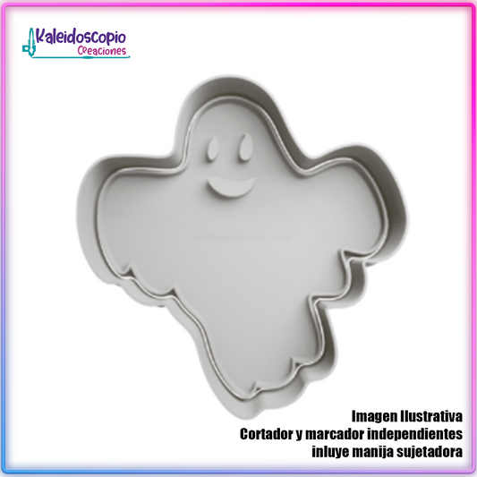 Fantasma Feliz 2 Cortador de Galletas y Fondant