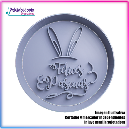 Felices Pascuas - Cortador de Galletas y Fondant