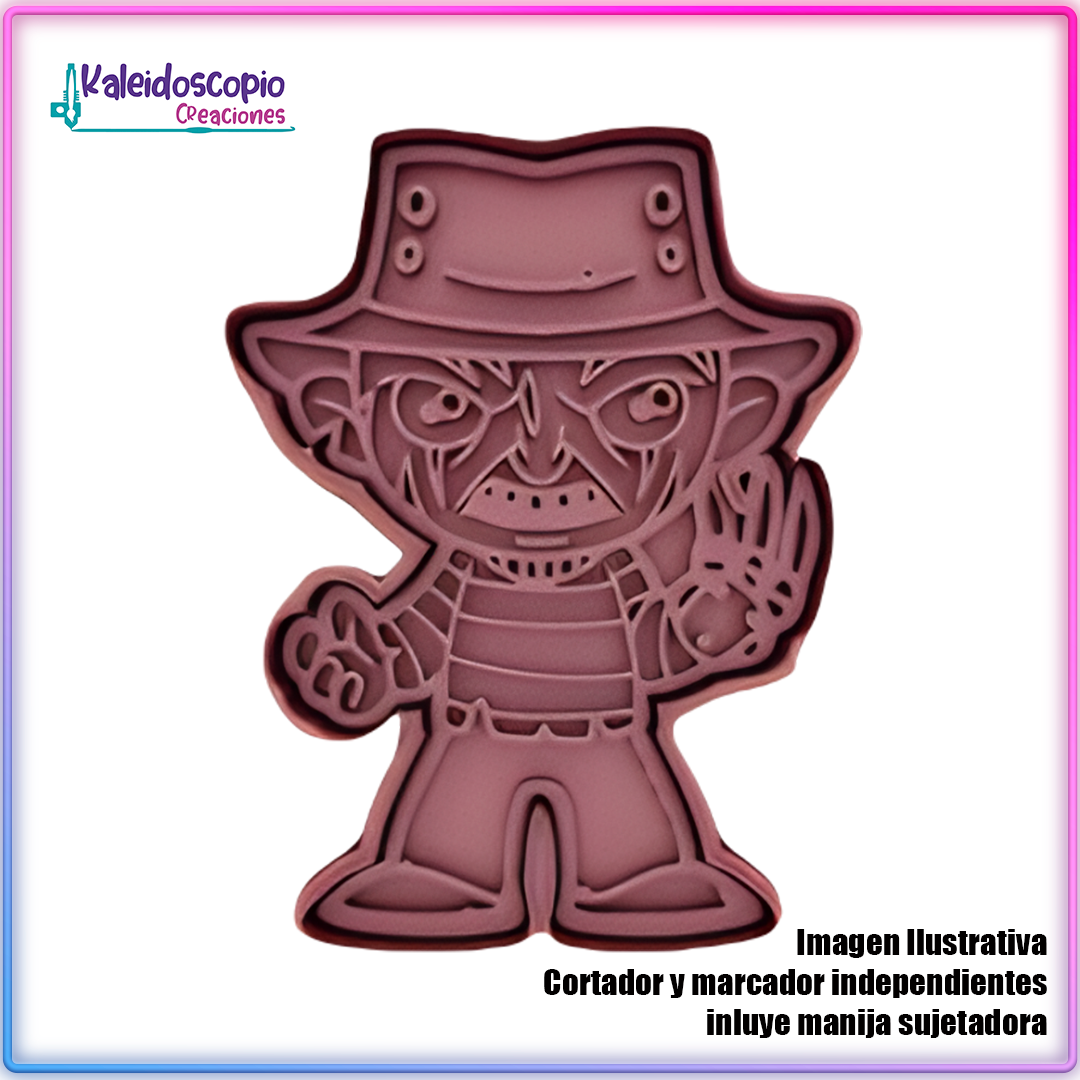 Freddy Kruger Cortador de Galleta y Fondant