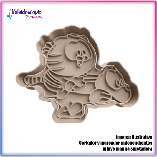 Garfield y Oide Cortador De Galletas