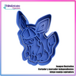 Glaceon Pokemon - Cortador de Galletas y Fondant