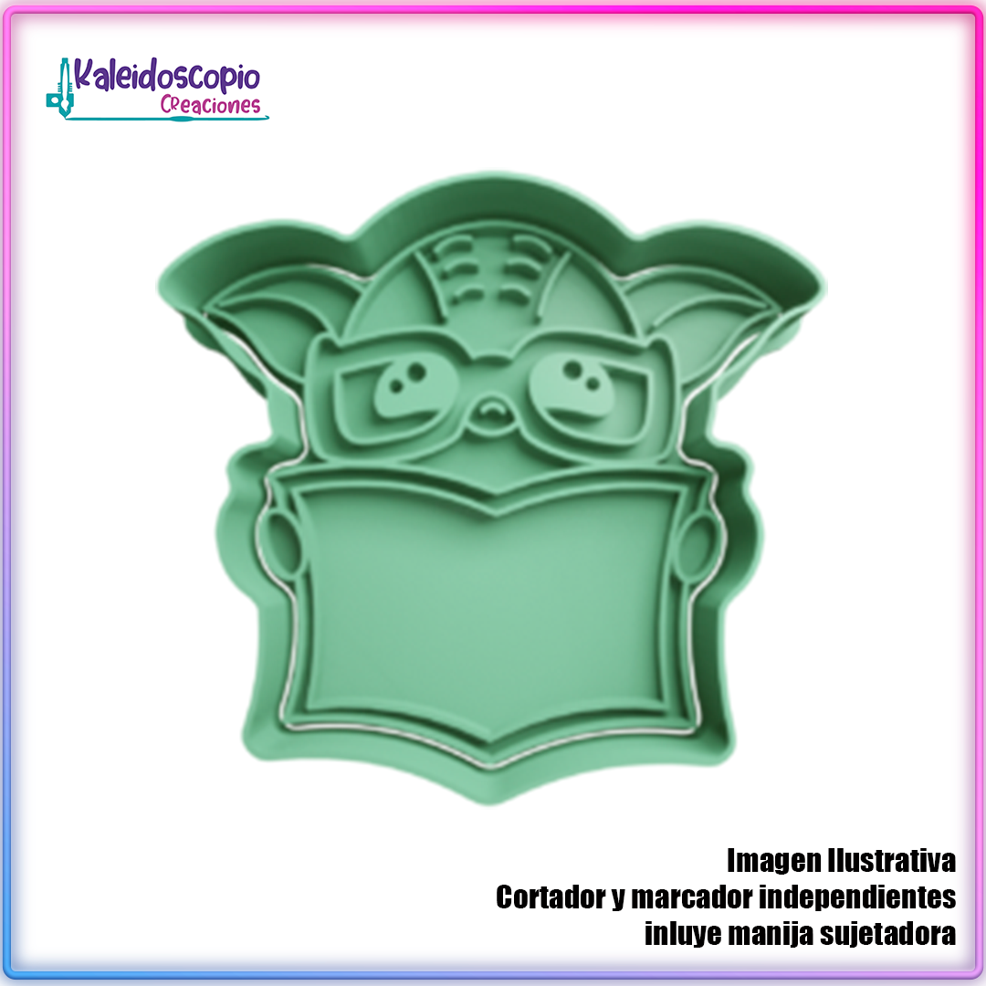 Grogu Star Wars Cartel Cortador De Galletas