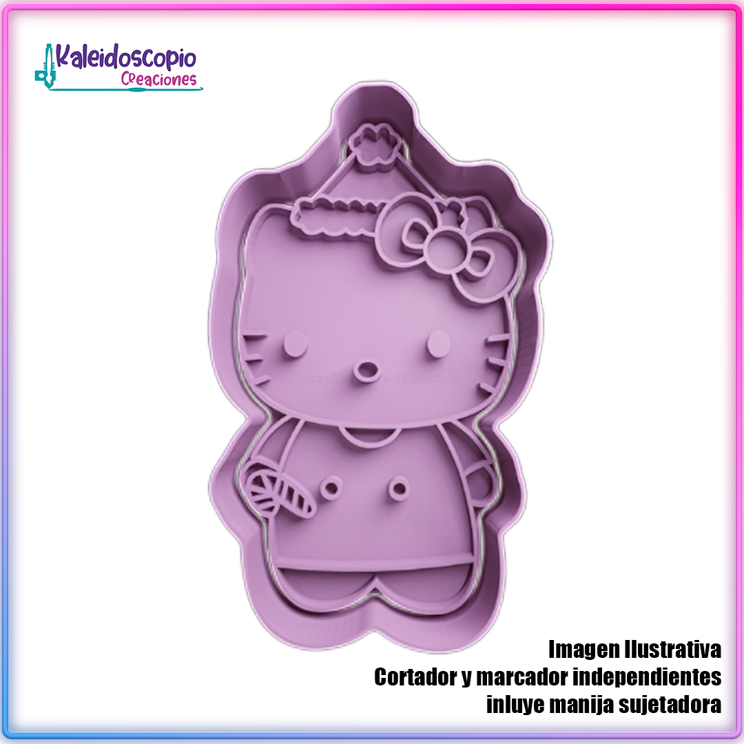 Hello Kitty Navidad - Cortador de Galletas y Fondant