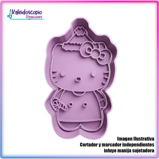 Hello Kitty Navidad - Cortador de Galletas y Fondant