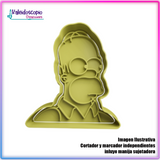 Homero Simpson Cortador De Galletas