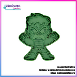 Hulk Avengers Cortador de Galleta y Fondant