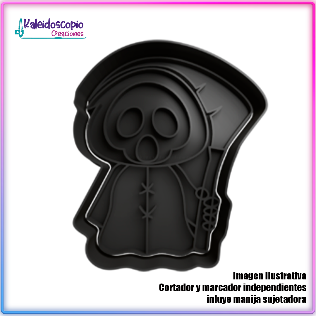 La Parca Hallowen Cortador de Galletas y Fondant